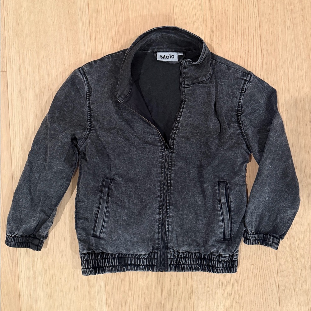 Molo Charcoal Jean Jacket for Kids